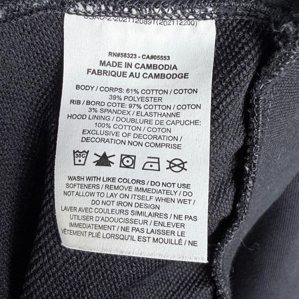 Nike Standard Issue Dri-FIT Hoodie‎ Mens Medium Black Zippered Utility Pocket - Picture 9 of 11